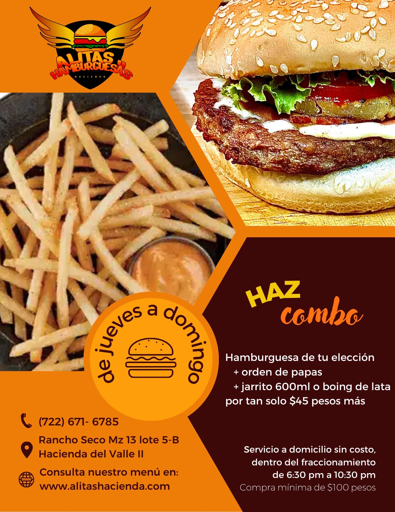 Promociones Alitas al Carbon